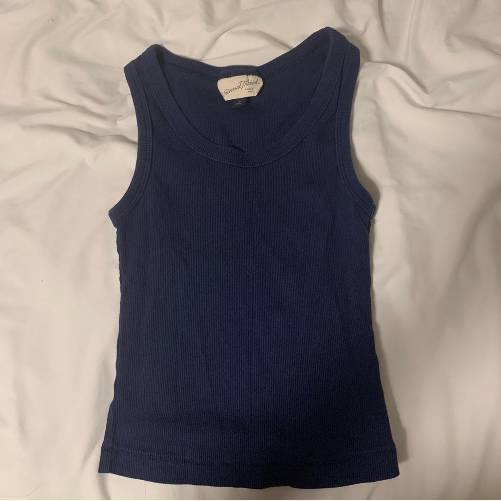 Blue tank